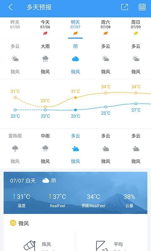 中国天气通app v9.1.0.10安卓版