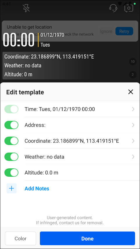 今日水印相机国际版(Timemark) v10.0.78安卓版