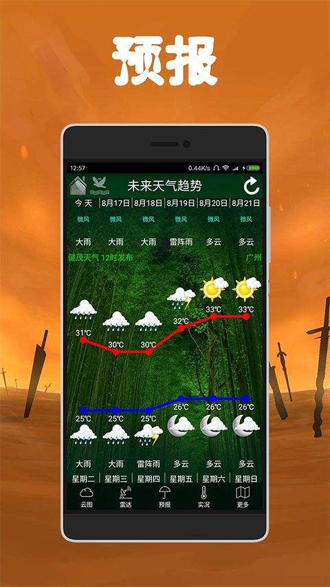 健茂天气最新版 v1.21.1安卓版