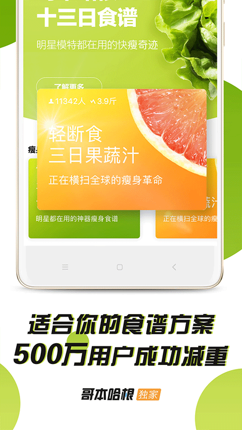 哥本哈根减肥法食谱13天app v6.9.1安卓版
