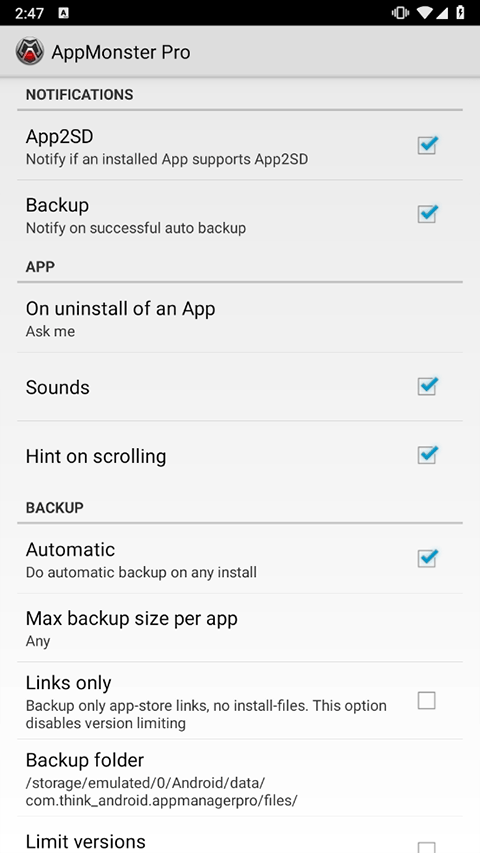 备份精灵app(AppMonster Pro) v3.4.6安卓版