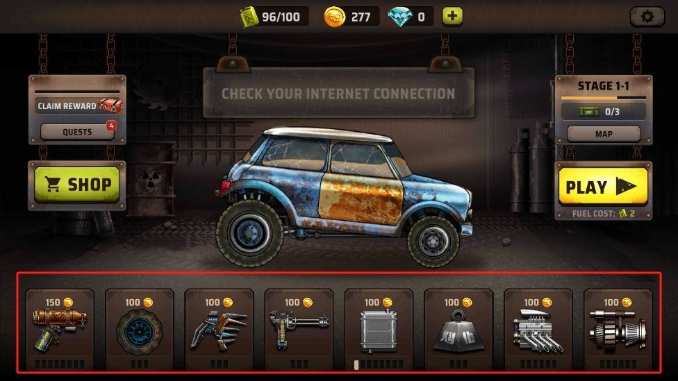 山地僵尸赛车最新版(Zombie Hill Racing) v2.4.5安卓版
