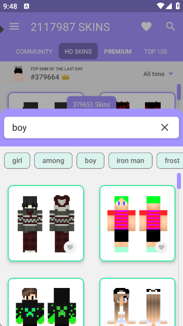 我的世界皮肤大师最新版(SKINS MASTER for Minecraft) v3.4.3 安卓版 我的世界皮肤大师最新版(SKINS MASTER for Minecraft) v3.4.3 安卓版