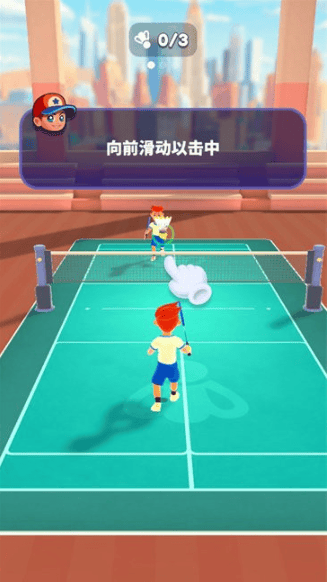 扣杀羽毛球3D游戏