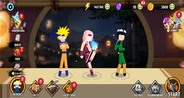 火柴人忍者3v3官方版(Stickman Ninja 3v3) v7.4安卓版
