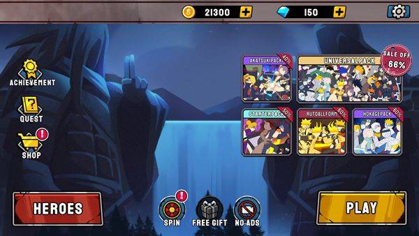 火柴人忍者格斗手游 v0.6.2安卓版