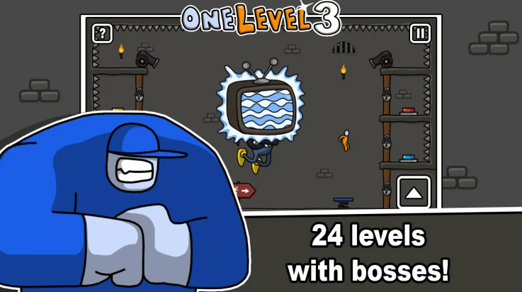 火柴人越狱3游戏(One Level 3: Stickman Jailbreak)v1.6 安卓版 火柴人越狱3游戏(One Level 3: Stickman Jailbreak)v1.6 安卓版