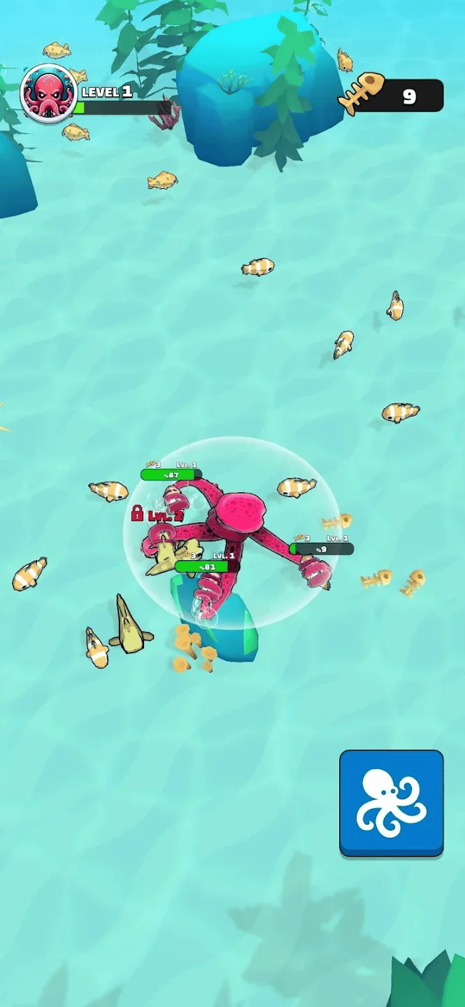 章鱼盛宴无限鱼骨手机版(Octopus Feast) v1.10.0 最新版 章鱼盛宴无限鱼骨手机版(Octopus Feast) v1.10.0 最新版