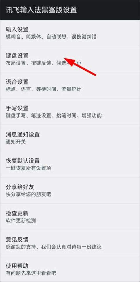讯飞输入法黑鲨定制版 v9.1.9652安卓版