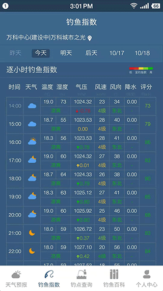 钓鱼天气预报app v3.0.03安卓版