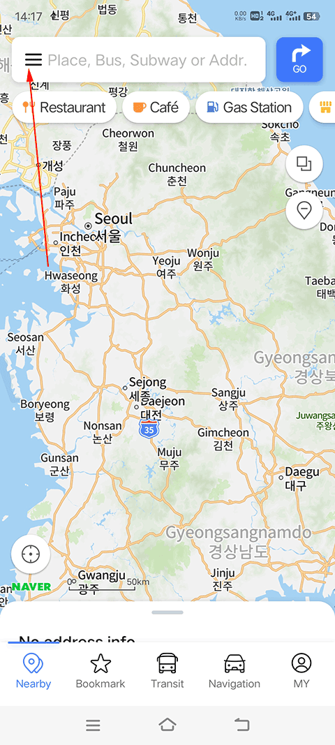 NAVER地图最新中文版 v6.5.1.1安卓版