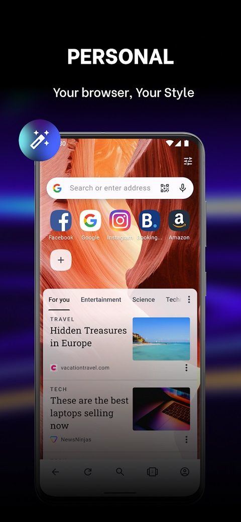 opera手机浏览器 v98.1.5066.88437安卓版